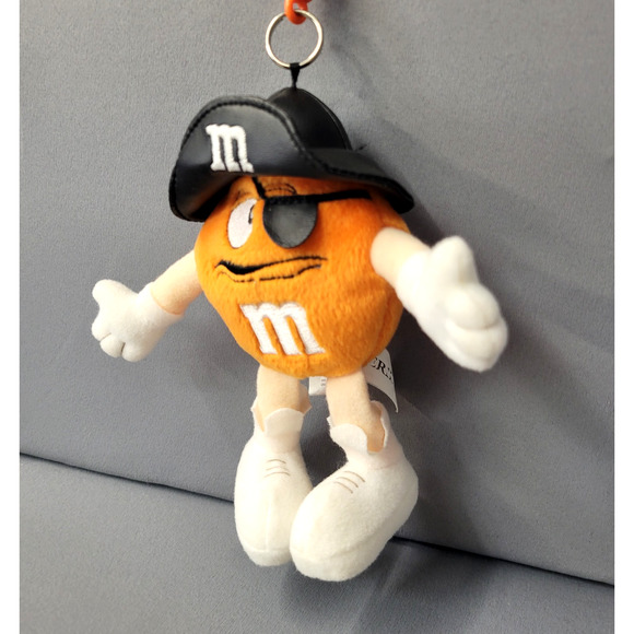 M&M's Orange Pirate Plush Keychain 9" Galerie Mars 2003 Stuffed Toy Collectible - Picture 3 of 16